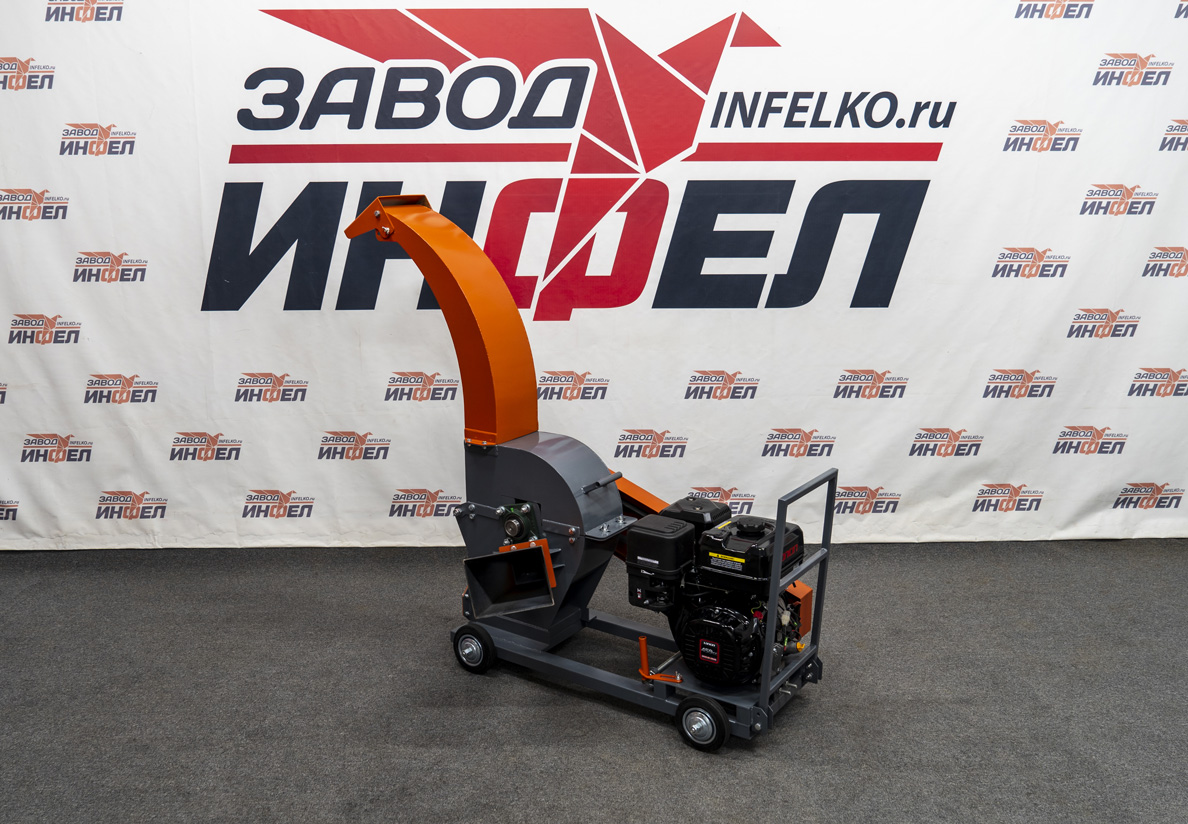 Измельчитель бытоовй (щепорез) ID-350D с бензиновым двигателем izmelchiteli-drevesiny-shcheporezy-sadovye-bytovye-id-350D